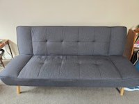 Fold down 2-seater sofa bed collected by Dial For Disposal Ltd