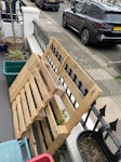 Wooden pallets foam cardboard Cardboard boxes, wooden pallets, foam packaging, wires W4 - removed for £65