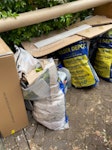 Builder waste 5 bags, 2 cardboards BR3 - removed for £57
