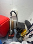 Waste removal Shop 982 - 1x stool, all cardboard, located in the customer toilet. WF16 - removed for £113