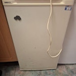 Fridge. PLEASE READ BELOW Under counter fridge - Please only quote this job if you can provide a hazardous waste consignment note. Thank you. LN5 - removed for £127