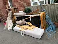 Sofa bed, bedframe, clear out collected by Welcroft Lee Logistics LTD