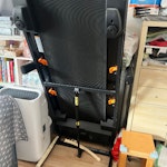 A treadmill A NordicTrack C100 folding treadmill (https://www.fitness-superstore.co.uk/nordictrack-c100-folding-treadmill.html?). There is a lift in the building directly to the ground level. E14 - removed for £77