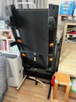 A treadmill A NordicTrack C100 folding treadmill (https://www.fitness-superstore.co.uk/nordictrack-c100-folding-treadmill.html?). There is a lift in the building directly to the ground level. E14 - removed for £77
