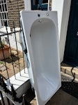 one metal bathtub old bathtub W8 - removed for £55