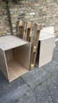 Wood from delivery boxes Hi we got furniture delivered and it came on a palette in wooden boxes. They re not large. They are outside our house now for collection N5 - removed for £50