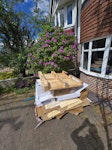 Wooden Pallet and other waste Wooden Pallet,boxes and other solar install rubbish KT8 - removed for £117