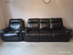 sofa 3 seater and 1seater 3 seater and 1 seater sofa TW4 - removed for £130
