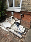 vinyl floor scraps, card tubes vinyl floor scraps, card tubes SE9 - removed for £53