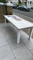 wood dining table collected by George Allens Waste