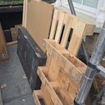 Wooden Pallet and other waste Wooden pallet boxes and other rubbish. SE14 - removed for £188