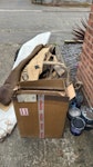 wood, carpet, microwave, other old wood, old carpet,  decoration waste, functioning microwave CO7 - removed for £280
