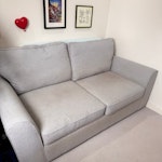 2wadrobes and a 2 seat sofa I have a 2 seater sofa that is still useable and in great shape. And two tall wardrobes that also are useable two handles fall off SE10 - removed for £143