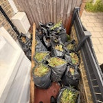 garden waste it’s greeen waste with some stones at the bottom of a few bags, so some are a bit more heavy SW9 - removed for £104