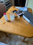 house clearance 1 kitchen table, large wardrobe, small wardrobe, double bed and mattress, single bed and mattress, 4 x small chest of drawers, double sofa, arm chair, 3 x dining chairs W7 - removed for £325