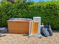 wardrobe, fridge, bags collected by Dial For Disposal Ltd