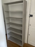 bookshelf - 1x wooden shelving unit NW3 - removed for £39