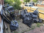Garden Waste, Wood & Barbeque I have approximately 35 Bags of mostly garden waste.

There is also a barbeque, a sheets of glass, 2 chairs & One log. There are also the sheets of ply wood and some planks of wood.

Thanks SW17 - removed for £214