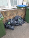 5 bags of trash several trash bags SE10 - removed for £72