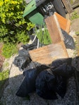 Mostly soil and garden waste. Mostly bags of soil and garden waste. Couple of bits of old wooden countertop, a broken wooden chair, an old ironing board LS14 - removed for £194