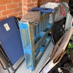 1 wooden pallet Just one wooden pallet DE3 - removed for £19