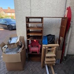 Box of rubbish and random stuf Box of random junk - no hazardous substances, and parts of an old wardrobe BR1 - removed for £94