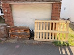 Panels/Cardboard/Rubbish 2 panels, bags of rubbish all as per photo NR27 - removed for £125
