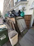 timber fences, concerete posts This is mainly old timber fence panels as well as timber posts, there are a handful of concrete posts. There are also bags of rubbish collected from the replacement of my fence. These are stacked neatly right outside my place which is easy to access, especially during the day as there are typically limited cards parked outside. SW4 - removed for £271