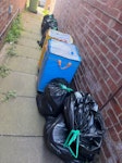 10 bin bags and 2 large Amazon Around 10 black bags plus 2 large Amazon bags of mixed household waste. Mixed rubbish including nappies, plastic, cardboard, food,food packaging and general household waste. Everything is mixed together but fully bagged and easy to access outside the property. Bins were not collected. DE5 - removed for £94