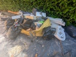 waste from garden room build Hippobag of waste, four pallets, a sink (reusable), timber scrap, plasterboard offcuts. GU34 - removed for £393
