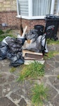 bags of rubish variety of items including old appliances, building materials, clothes UB8 - removed for £99