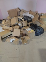 Mix rubbish and pallets collected by The Mess Man ltd