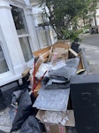 cardboard boxes, builder waste cardboard boxes and some builder waste are just outside of my property W4 - removed for £195