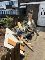 Mix of building waste collected by jdz junkbox