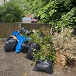 Garden & Shed Clearout About 30 bags of garden waste and shed clear out (tiles, wood etc). Varying degrees of heaviness. All in the front yard - collect anytime. Restricted resident parking outside (can provide pass). E5 - removed for £293