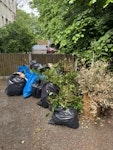 Garden & Shed Clearout About 30 bags of garden waste and shed clear out (tiles, wood etc). Varying degrees of heaviness. All in the front yard - collect anytime. Restricted resident parking outside (can provide pass). E5 - removed for £293