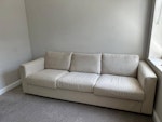 3 seater VIMLE sofa IKEA 3 seater VIMLE sofa with a few scratches because we had a cat. Will need to get rid of this ASAP. SW6 - removed for £104