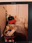 furniture 1 x hoover
1 x heater
1 x stove
5 x 6ft frame plastic cover
1 x printer box E14 - removed for £80