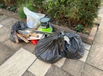 DIY waste general DIY waste from tiling and fixing garden door W4 - removed for £57