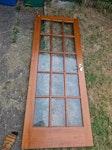 Old door with glass in it An old door.  In good condition and usable but no longer needed due to house refurbishment RG42 - removed for £58