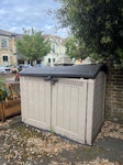Large garden storage unit Large garden storage unit. Inside the unit there is some garden waste (branches etc). It’s currently not dismantled. It is out front on the main road, with free off road parking. SW15 - removed for £130