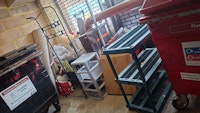 bulk waste in bin store collected by Riff Raff Rubbish