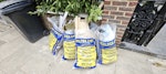 7 rubble sacks mixed waste 7 bags of mixed rubble (old ceiling, plywood off cuts, correct and cover materials) NW3 - removed for £57