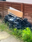6 bags rubbish, card, offcuts 6 bags rubbish, card, offcuts CR7 - removed for £94