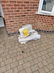 VINYL OFFCUTS, BUCKET, PLASTIC ***URGENT*** SMALL VINYL OFFCUTS, BUCKET, PLASTIC CV10 - removed for £125