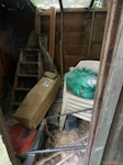 Random, bathtub, cupboard Lots of random bits including bathtub, broken cupboards, plastic chairs. I attach a couple of photos from one shed but there is stuff in another shed too. E5 - removed for £257