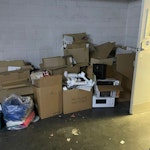 Large collection. PLEASE READ Large collection of chairs, boxes electrical items such as microwaves, plastic, heaters and other waste. S73 - removed for £467