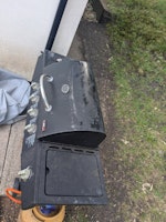 Old used bbq collected by Kevin Alderton