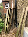 garden fence fence panels, trellis and gravel board SW2 - removed for £130