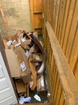 Cardboard n wood Cardboard from moving in and left overs from balustrade n wood RH15 - removed for £65